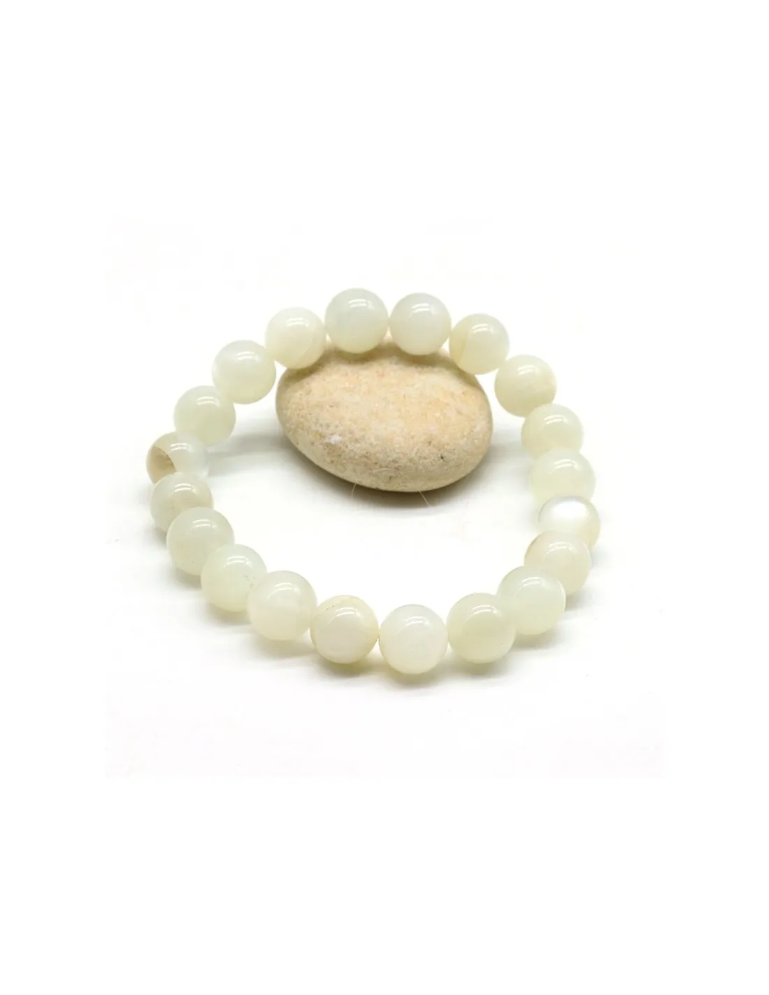 10mm Moonstone Bracelet.