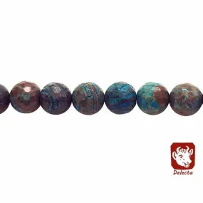 37 perles agate 10mm indonésie à facettes naturelle - p0004