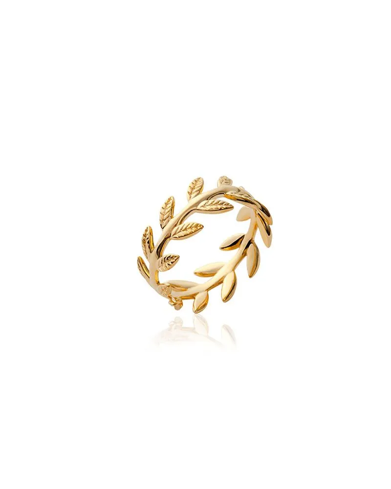 Bague Or motif Epi - Plaqué Or by Zosha