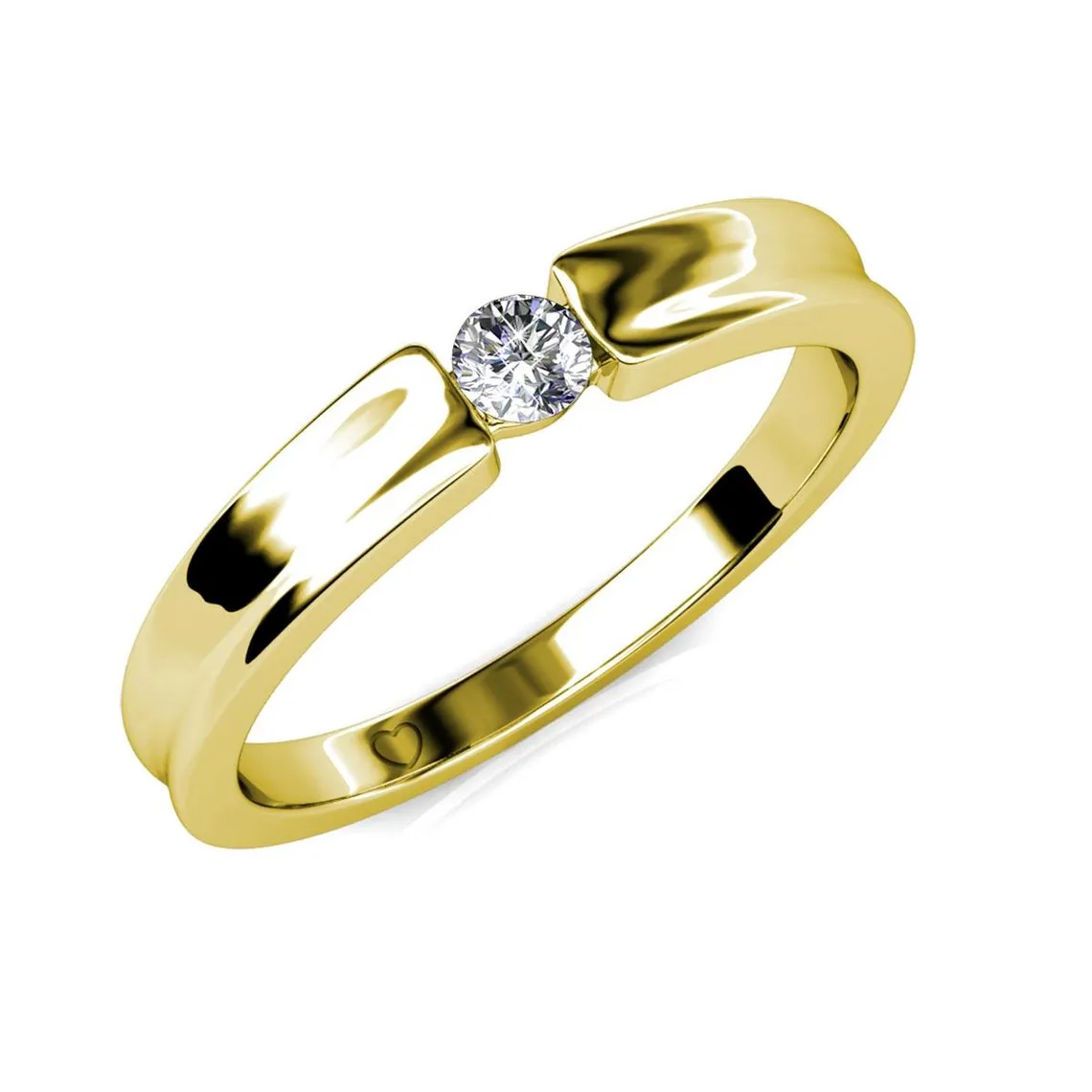 Simplicity Gold Finish Ring | 3 Suisses