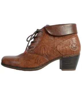 Brown Leather Rieker Ottawa Bottine