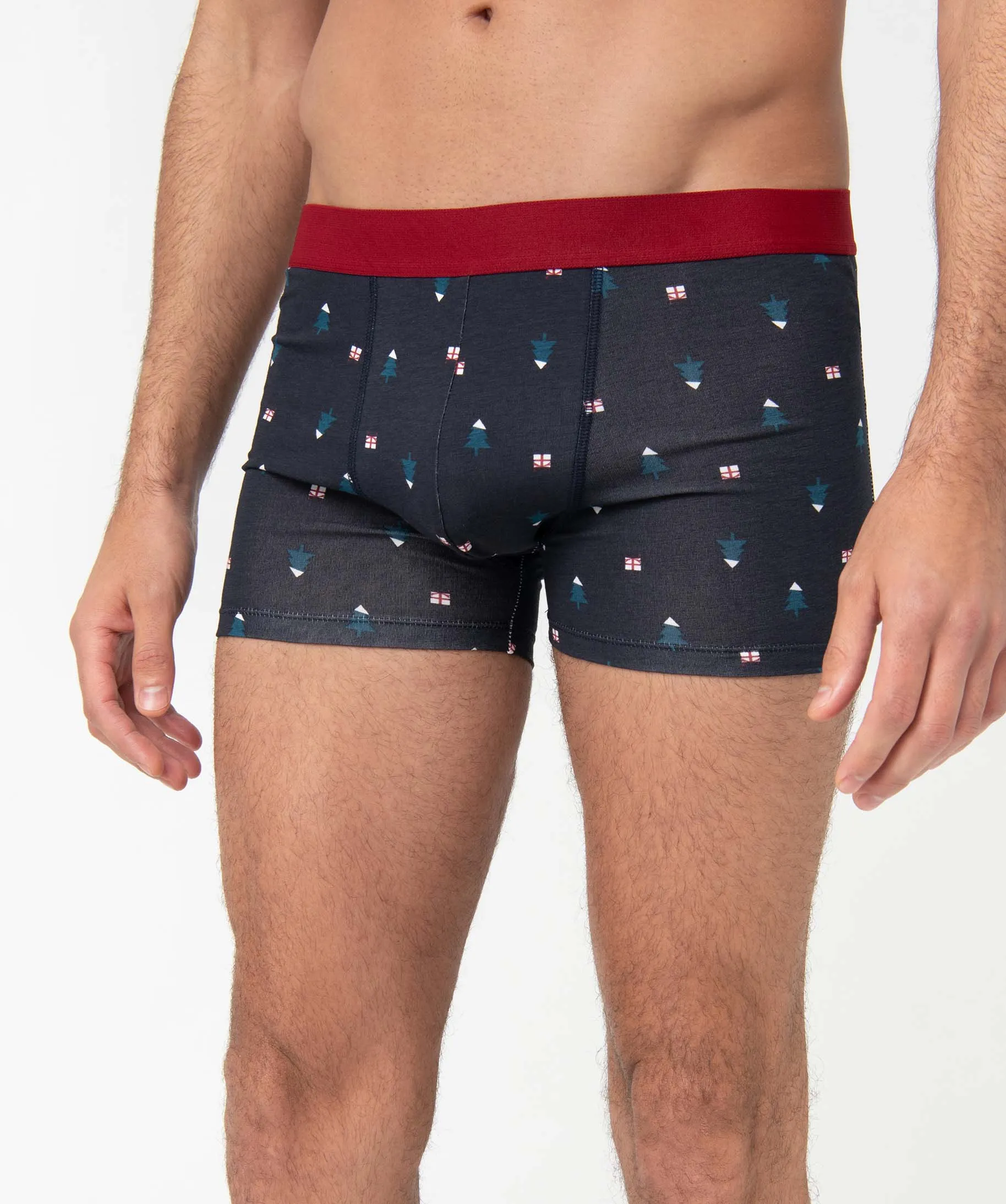 boxers homme imprimes dans coffret cadeau (lot de 2) imprime boxers et calecons