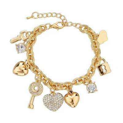 Lock Charm Chain Women's Bracelet