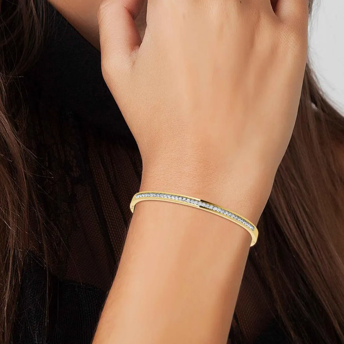Bracelet Femme So Charm - B2871-DORE Acier Doré | 3 Suisses