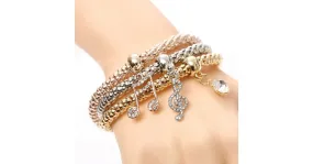 Crystal Music Note 3 Women's Bracelet