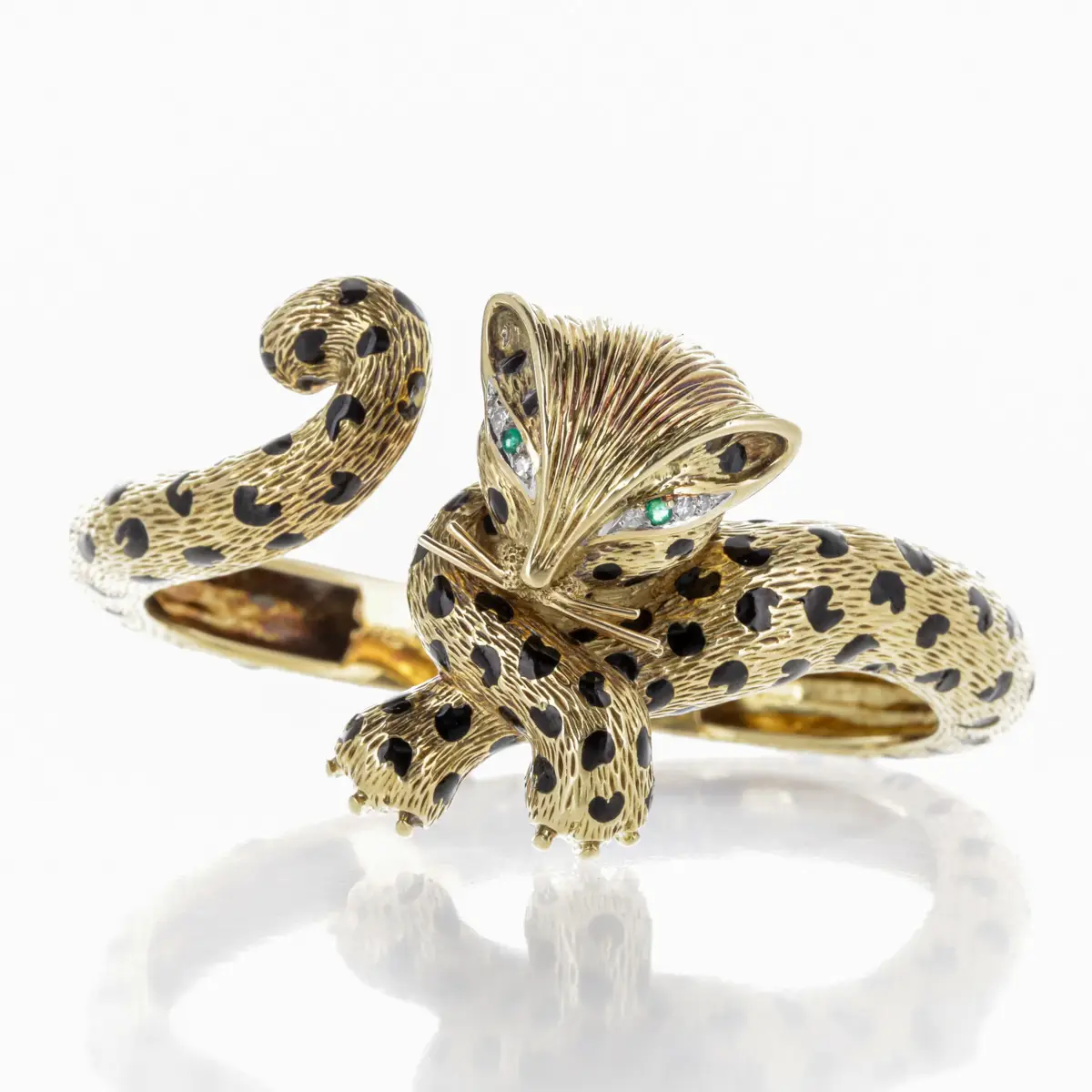 Bracelet Fred Vintage Or Jaune et Email - Francine Joaillerie