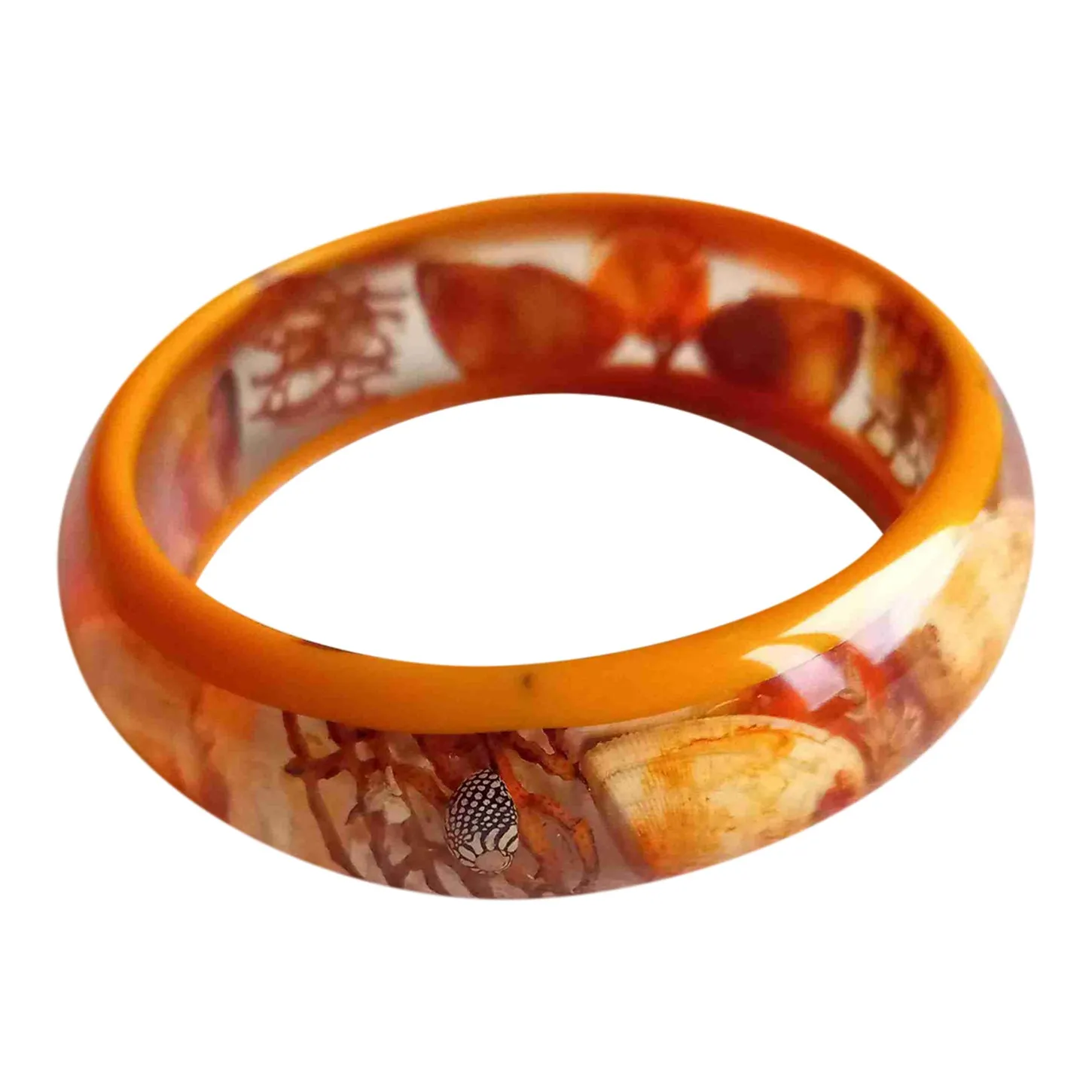 Bracelet jonc coquillages