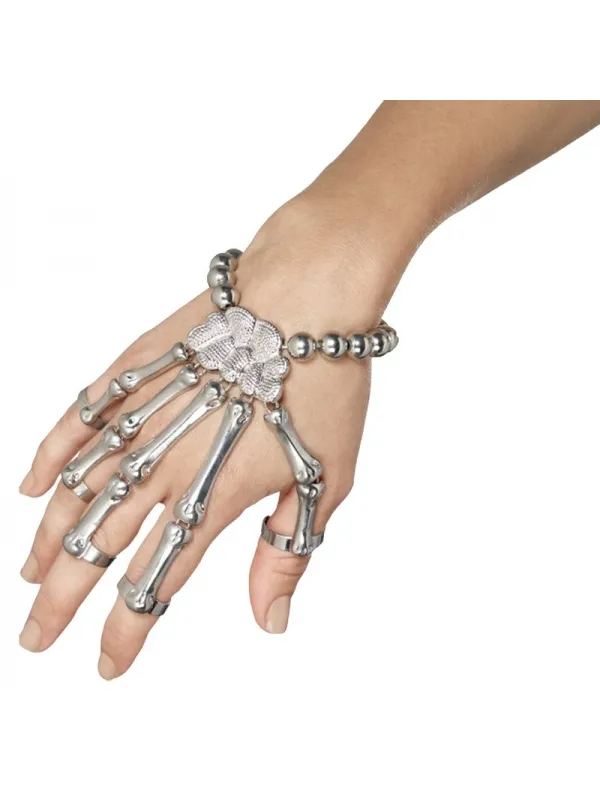 Bracelet main de squelette