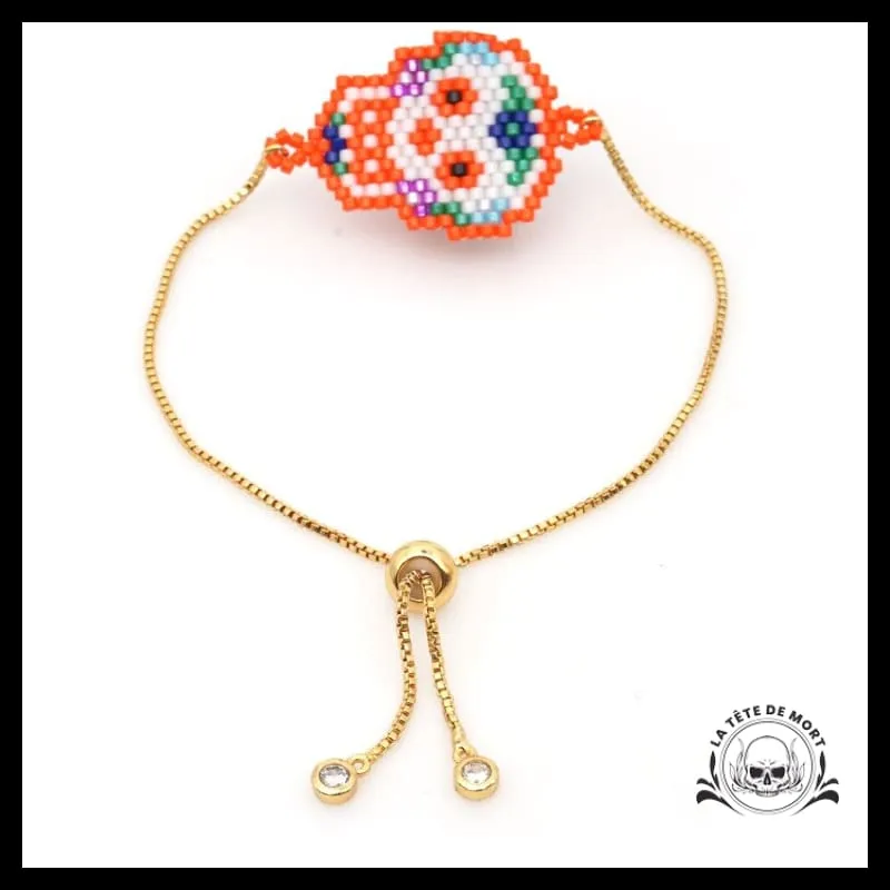 Bracelet Tête de Mort Estivale