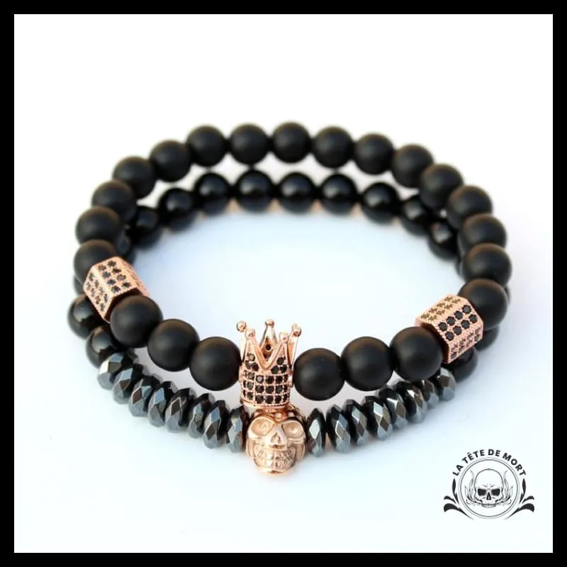 Bracelet Tête de Mort Roi