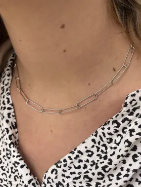 925 Sterling Silver Rhodium Plated Necklace