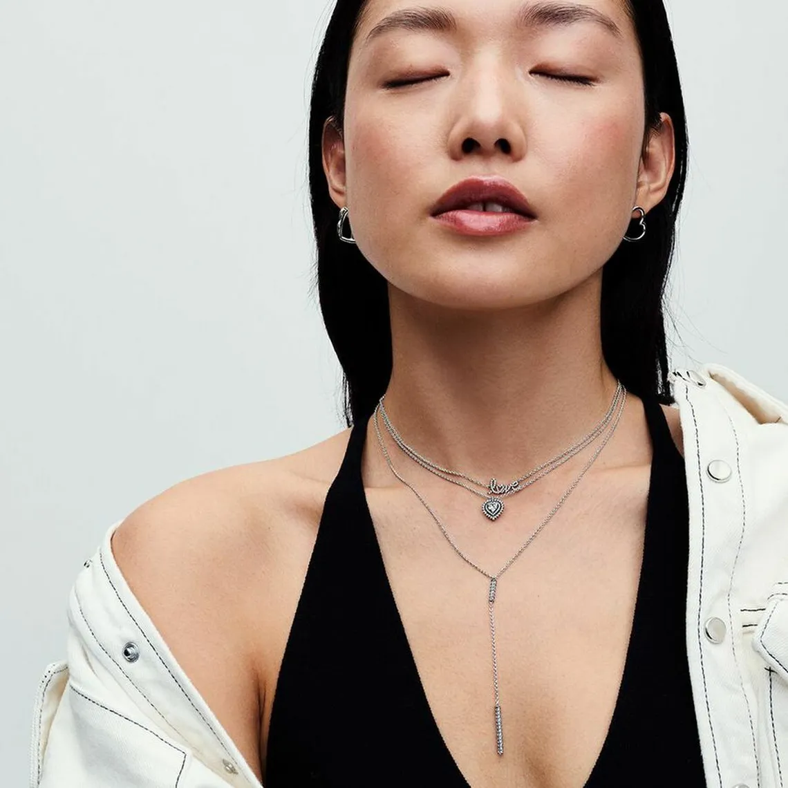 Collier avec Pendentif Halo Cœur Scintillant | 3 Suisses