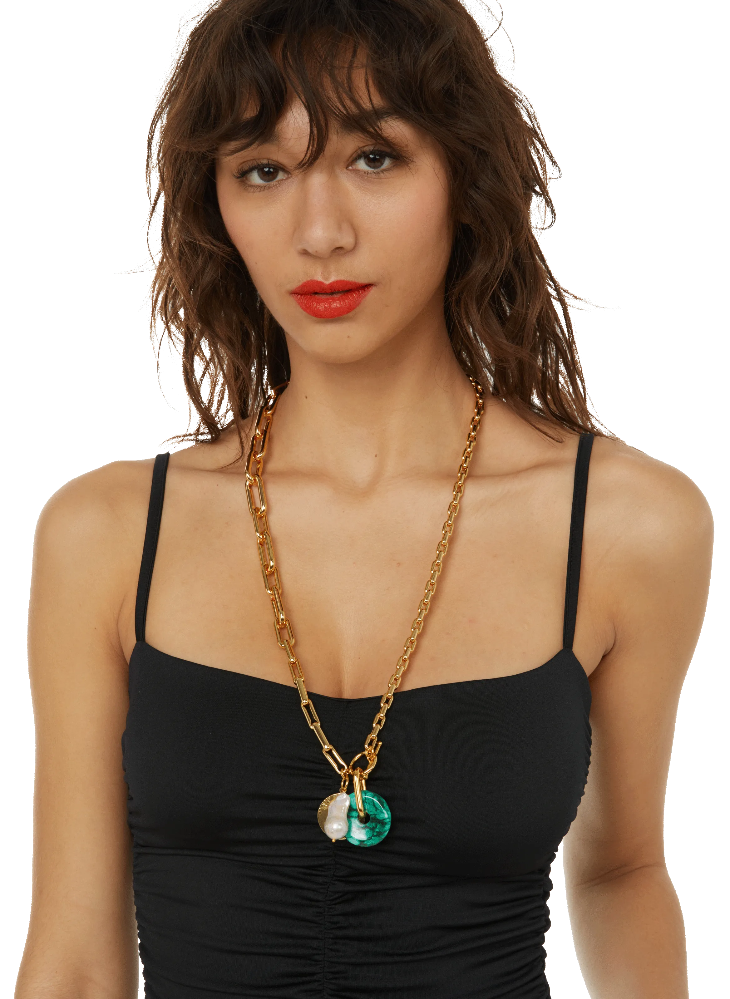 COLLIER EN PLAQUé OR - TIMELESS PEARLY pour FEMME | Printemps
