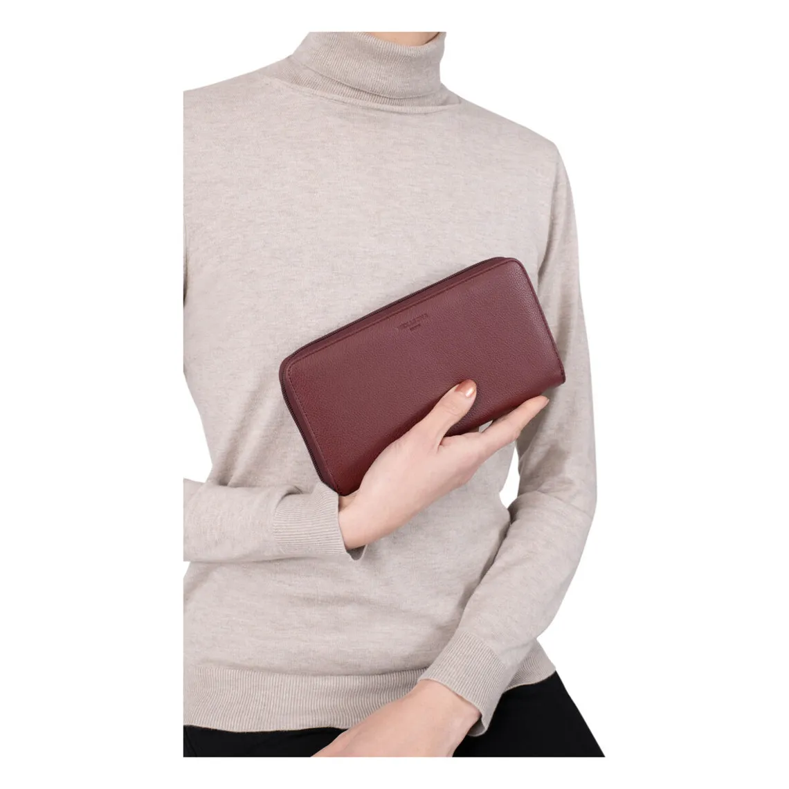 Compagnon de voyage Cuir CONFORT Chocolat Adele | 3 Suisses