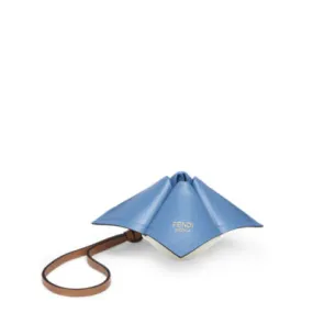 Fendi Fortune Teller Blue Nappa Leather Bag Charm - Fendi
