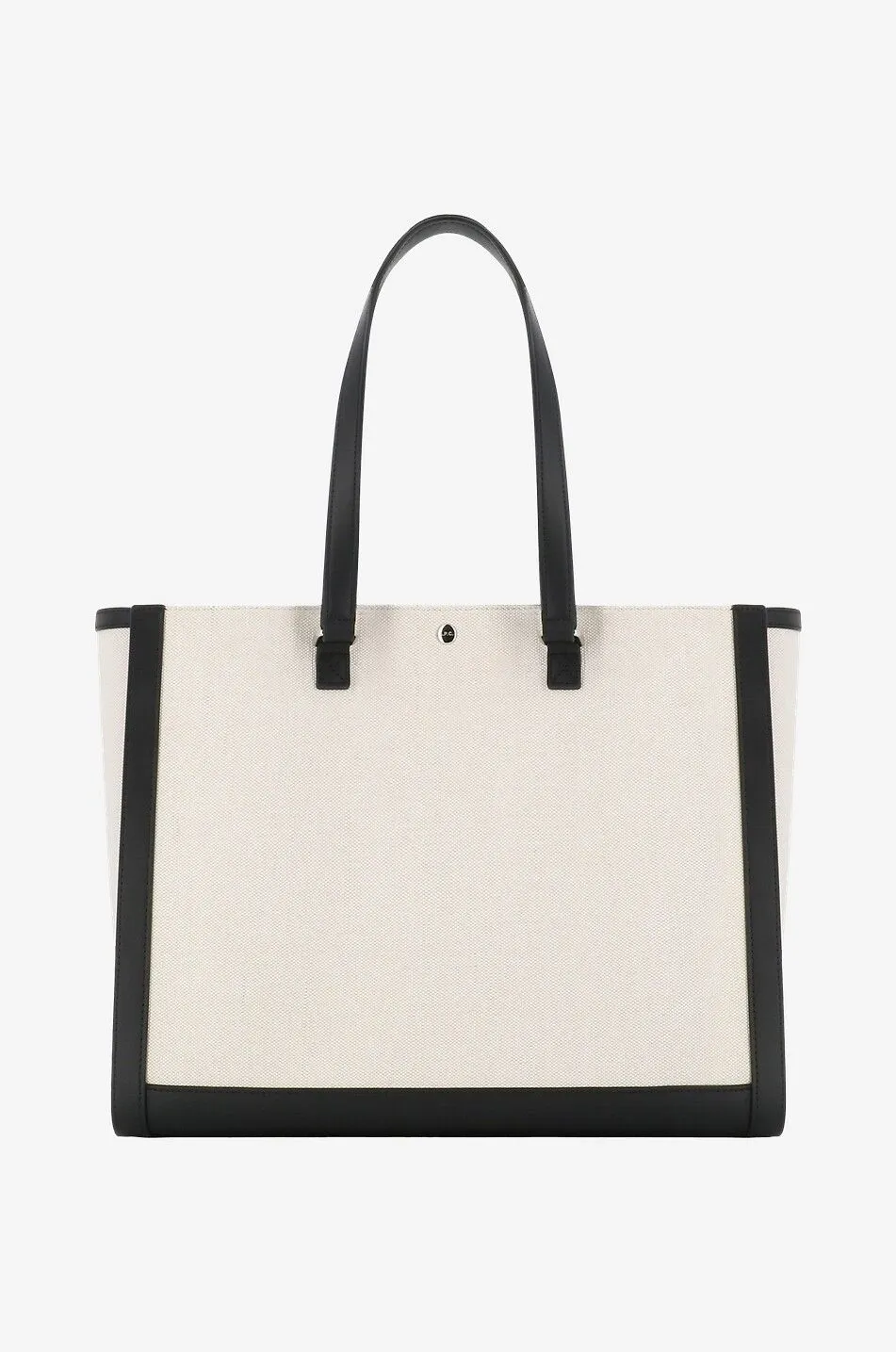 Grand sac cabas horizontal en toile et cuir Camille 2.0 Shoulder