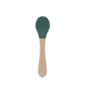 Green Silicone Spoon Snack Break - Le petit Souk