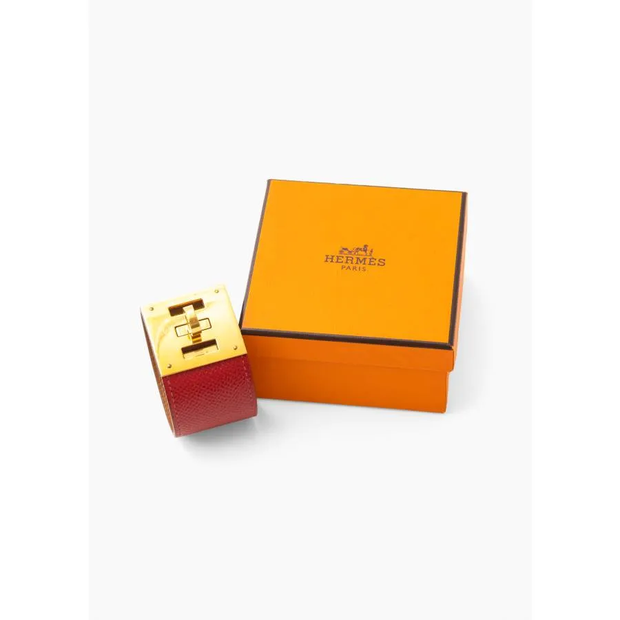 Hermès Bracelet Collier de Chien rouge