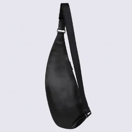 Hexagona Monoband Bag, Soft Studio Men's Black Leather Monoband Bag | Igert Shoes & Leather Goods