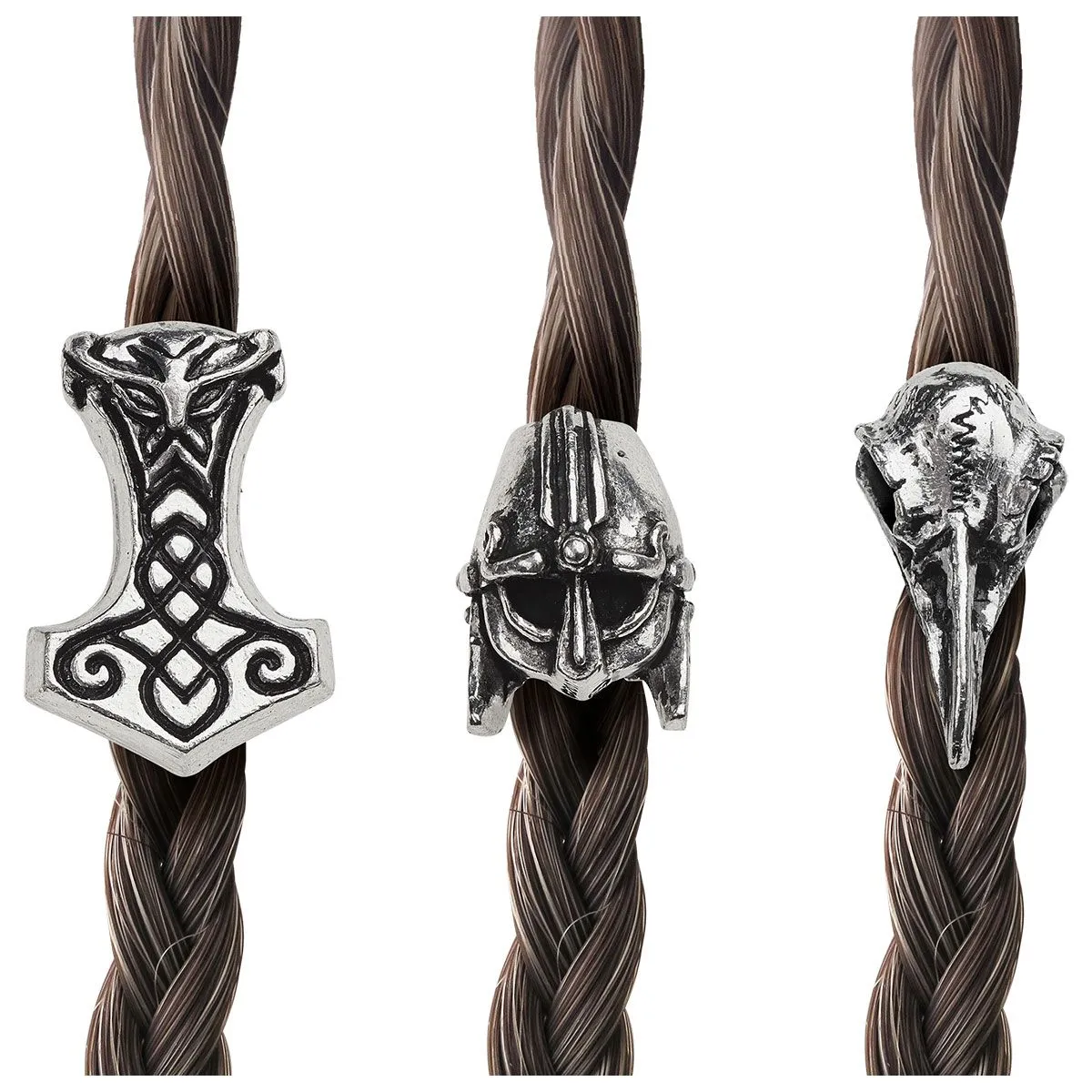 Lot de 3 Perles de Barbe ALCHEMY - Norsebraid - Rock A Gogo