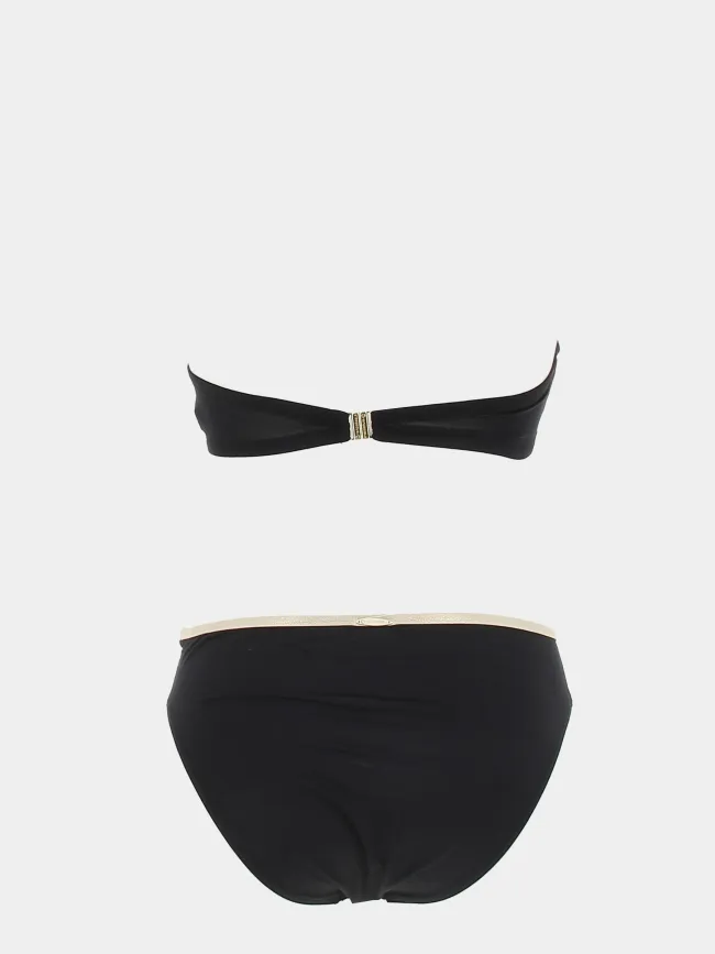 Maillot de bain 2 pièces emma noir or femme - Grain De Sable | wimod