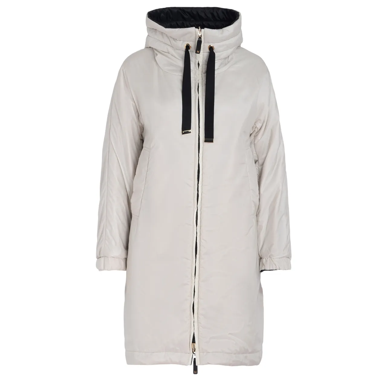 Max Mara Veste longue "S" Le Cube en toile technique anti-goutte glacée