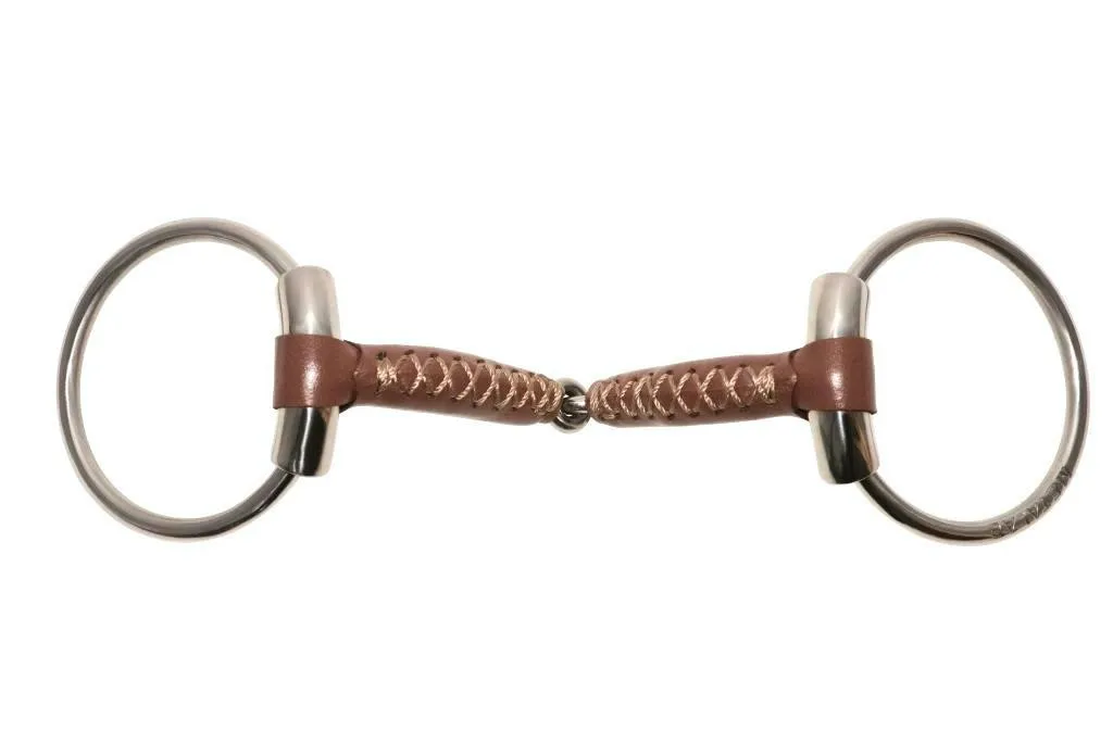 Mors 2 Anneaux Metalab Pinchless Cuir 17 mm | Equi-Clic