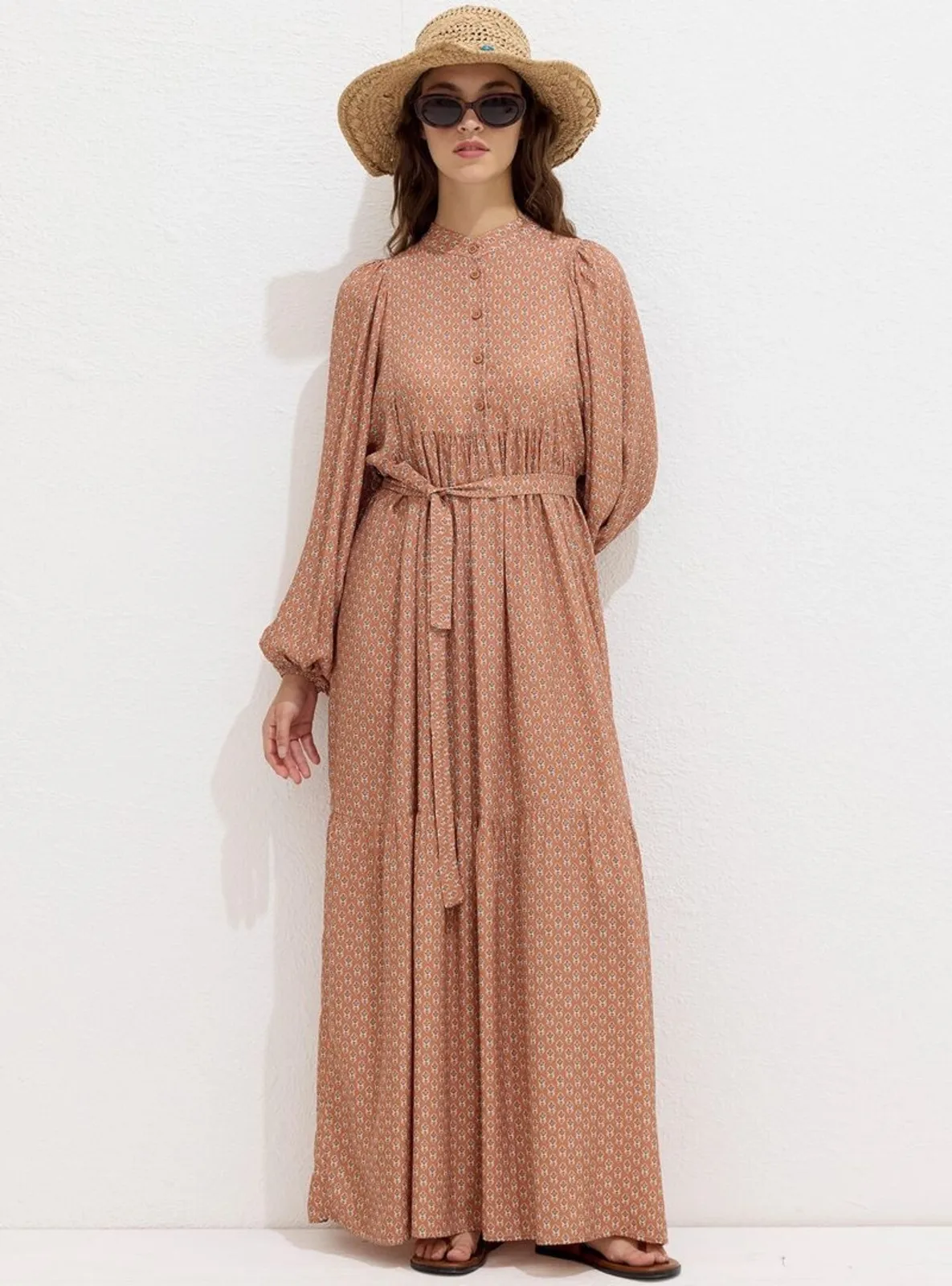Multi Color - Modest Dress