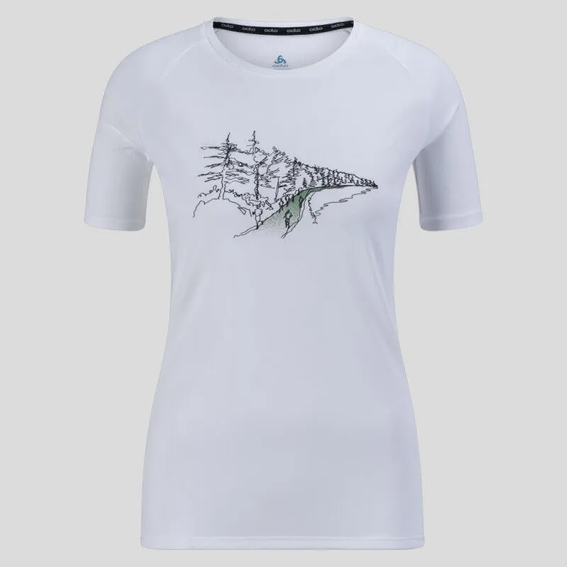 Odlo Essentials Print - T-shirt femme | Hardloop