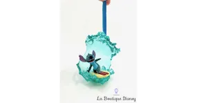 Ornement Noël Stitch surf vague Disneyland Paris Disney boule suspension bleu