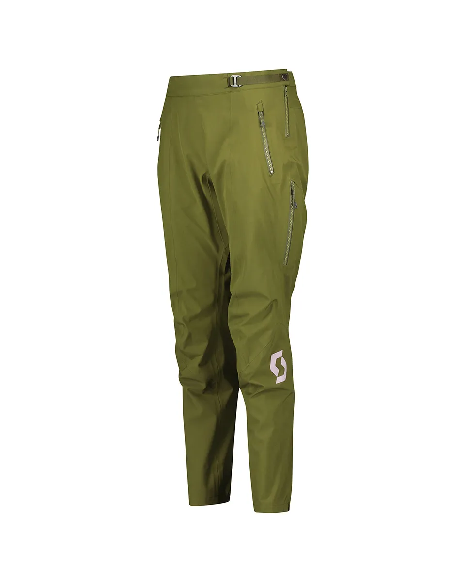 Pantalon Femme Imperméable TRAIL STORM WP Vert Sapin