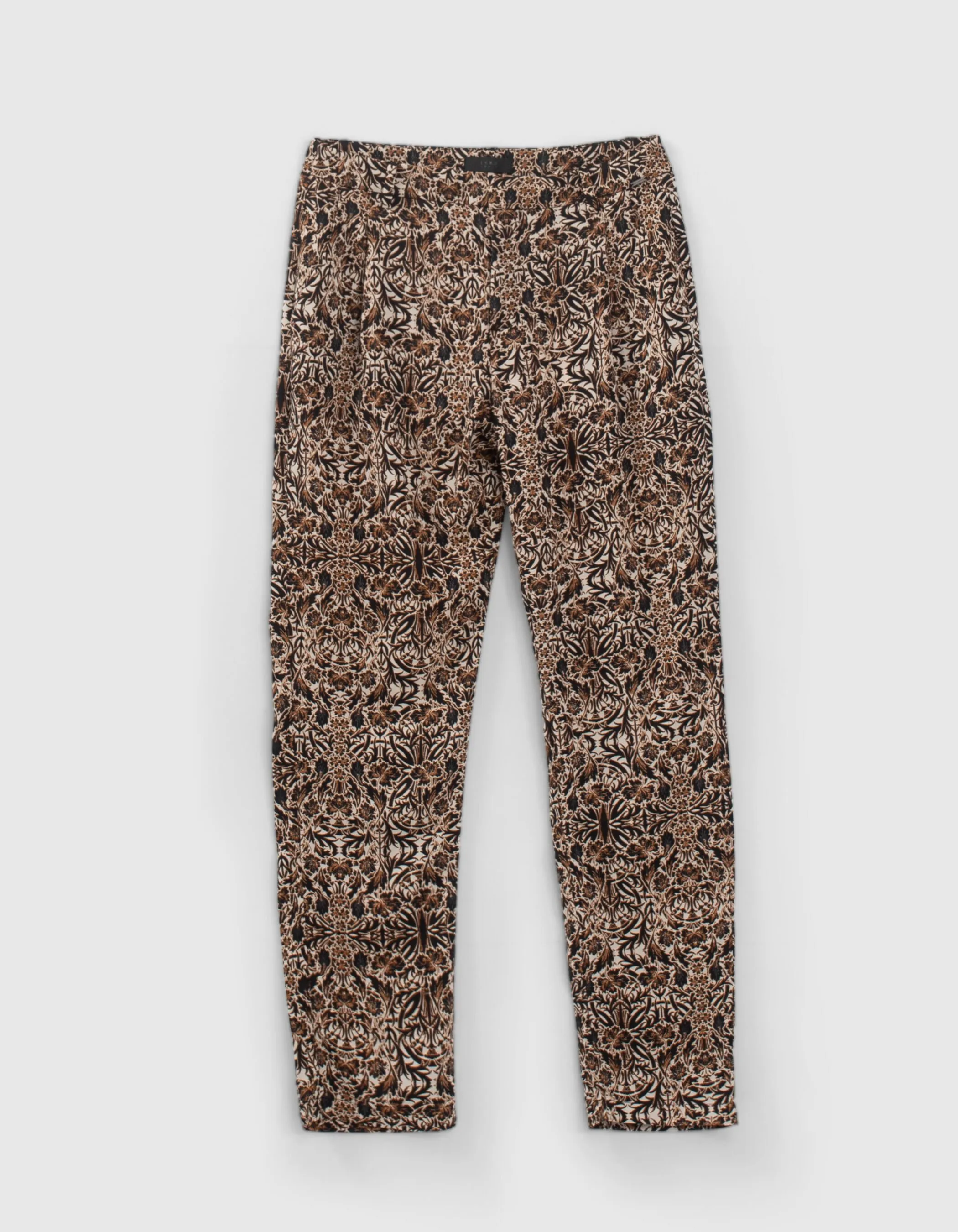 Tailored Arabesque Print Women's Pants