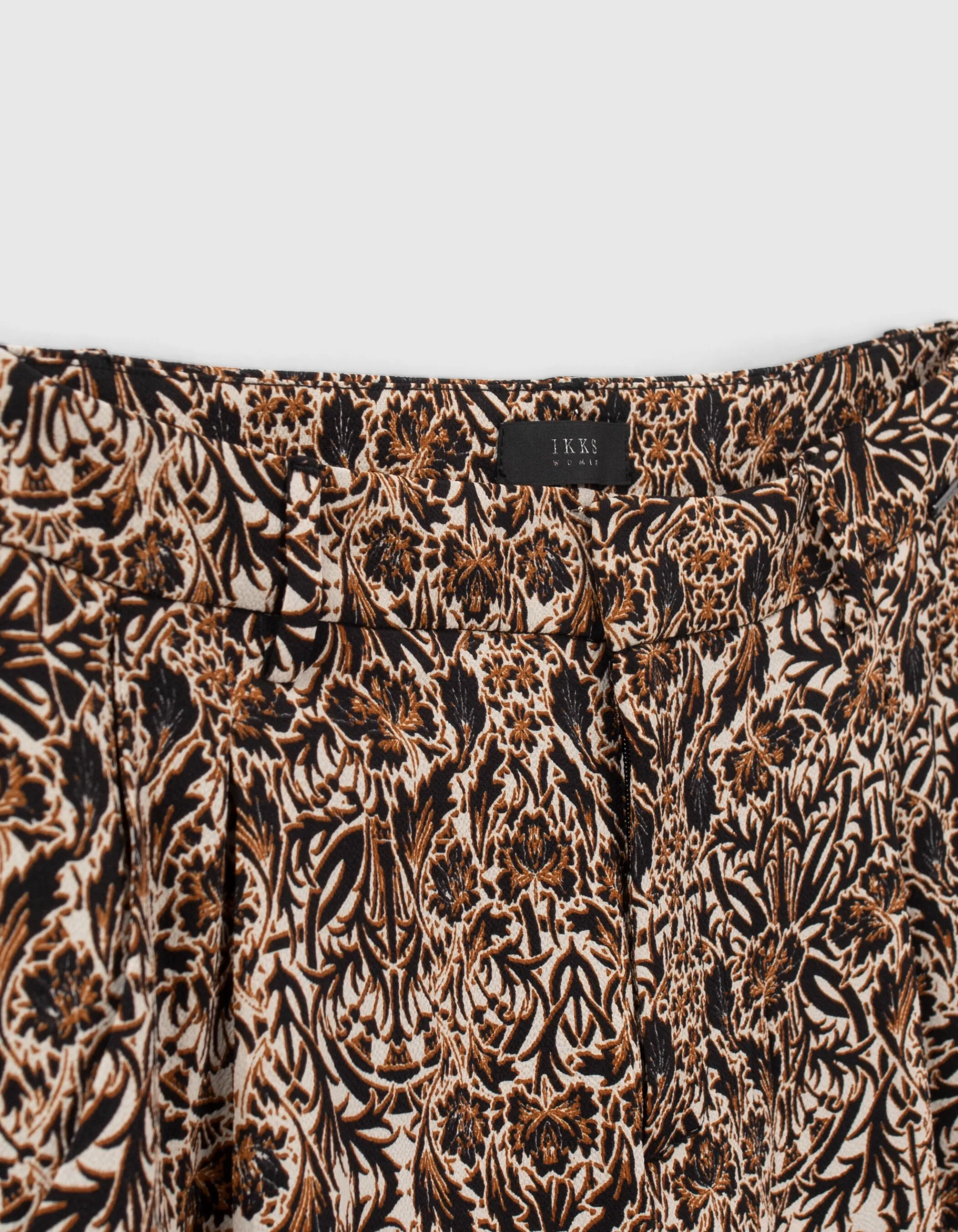 Tailored Arabesque Print Women's Pants