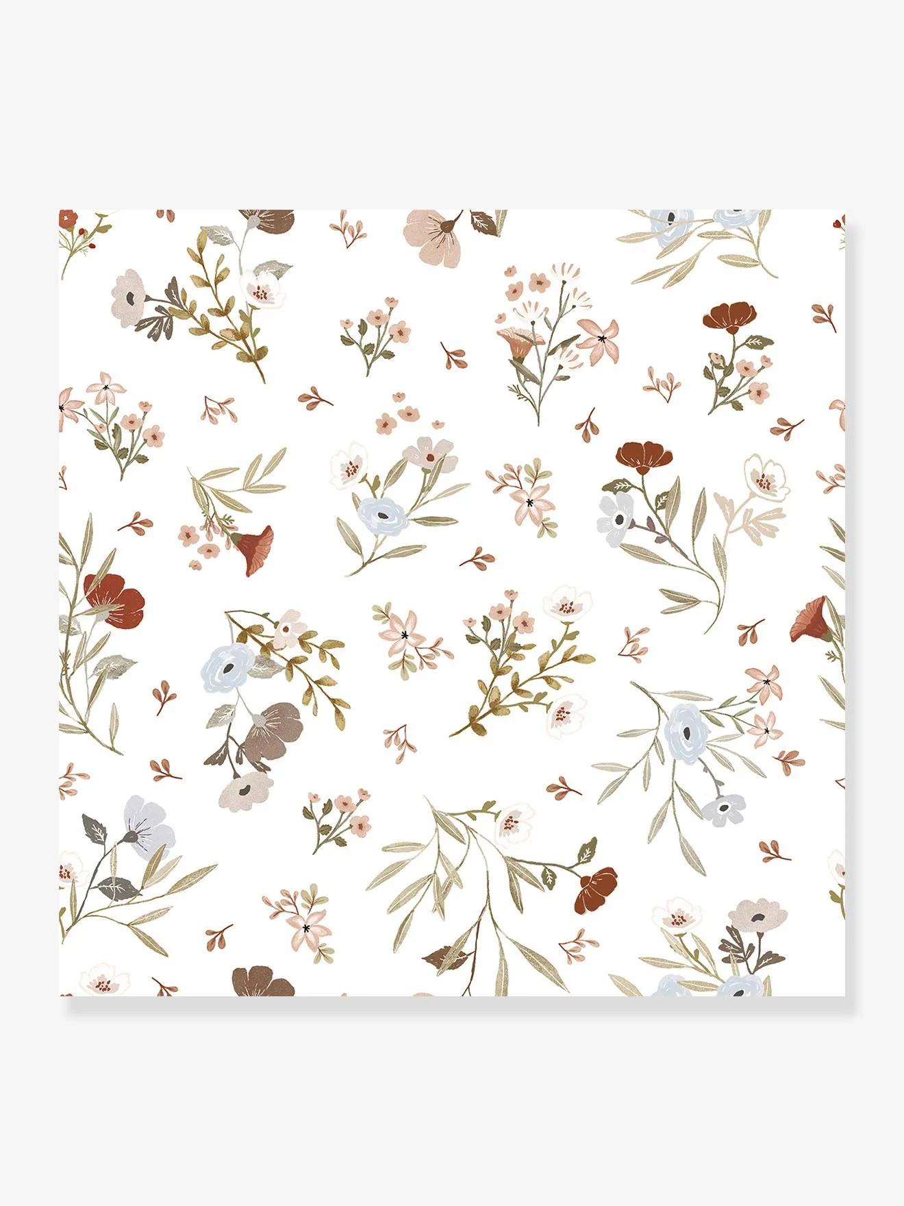Papier peint Fleuri Vintage Lilydale LILIPINSO rose nude - Lilipinso