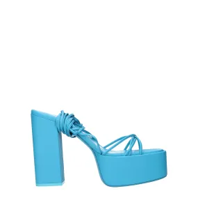 Paris Texas Sandales Malena Femmes en cuir céleste / turquoise