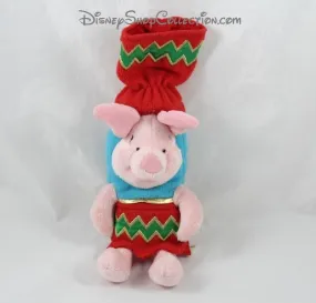 Peluche Porcinet DISNEY STORE crakers de Noël Humourous Xmas 25 cm
