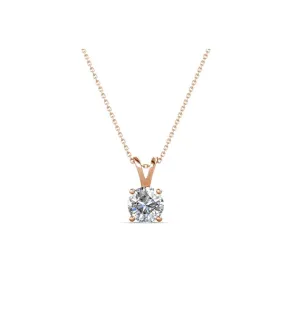 Pendentifs Vernice Stone - Or Rosé et Cristal