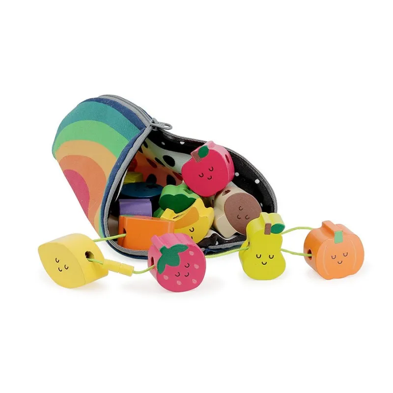 Perles en bois Tutti Frutti - Andy Westface - VILAC - Perlin Paon Paon