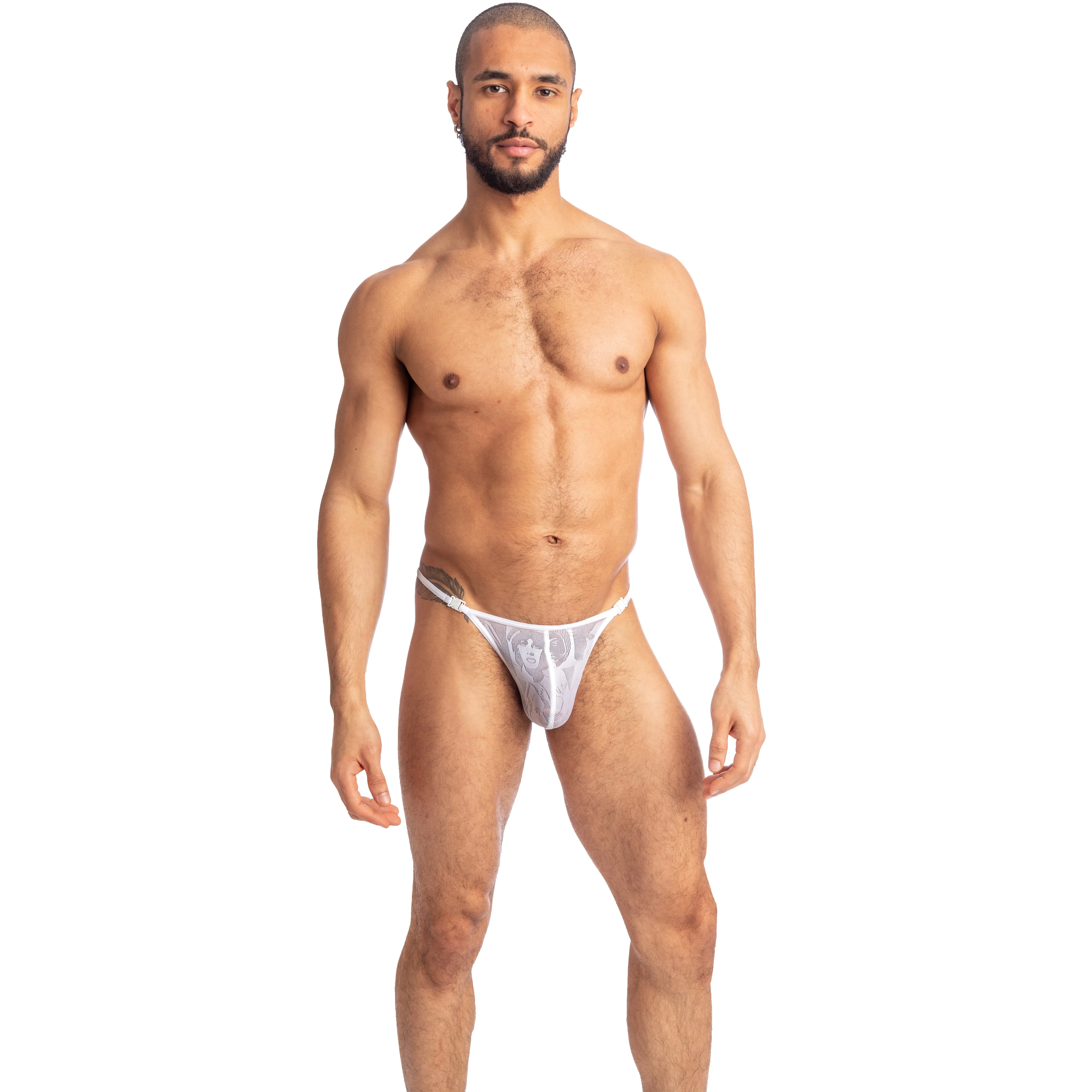 Picasso Blanc String Striptease L'Homme Invisible underwear sale.