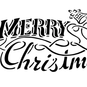 Plastic Stencil for Christmas Decorations - 30*21cm