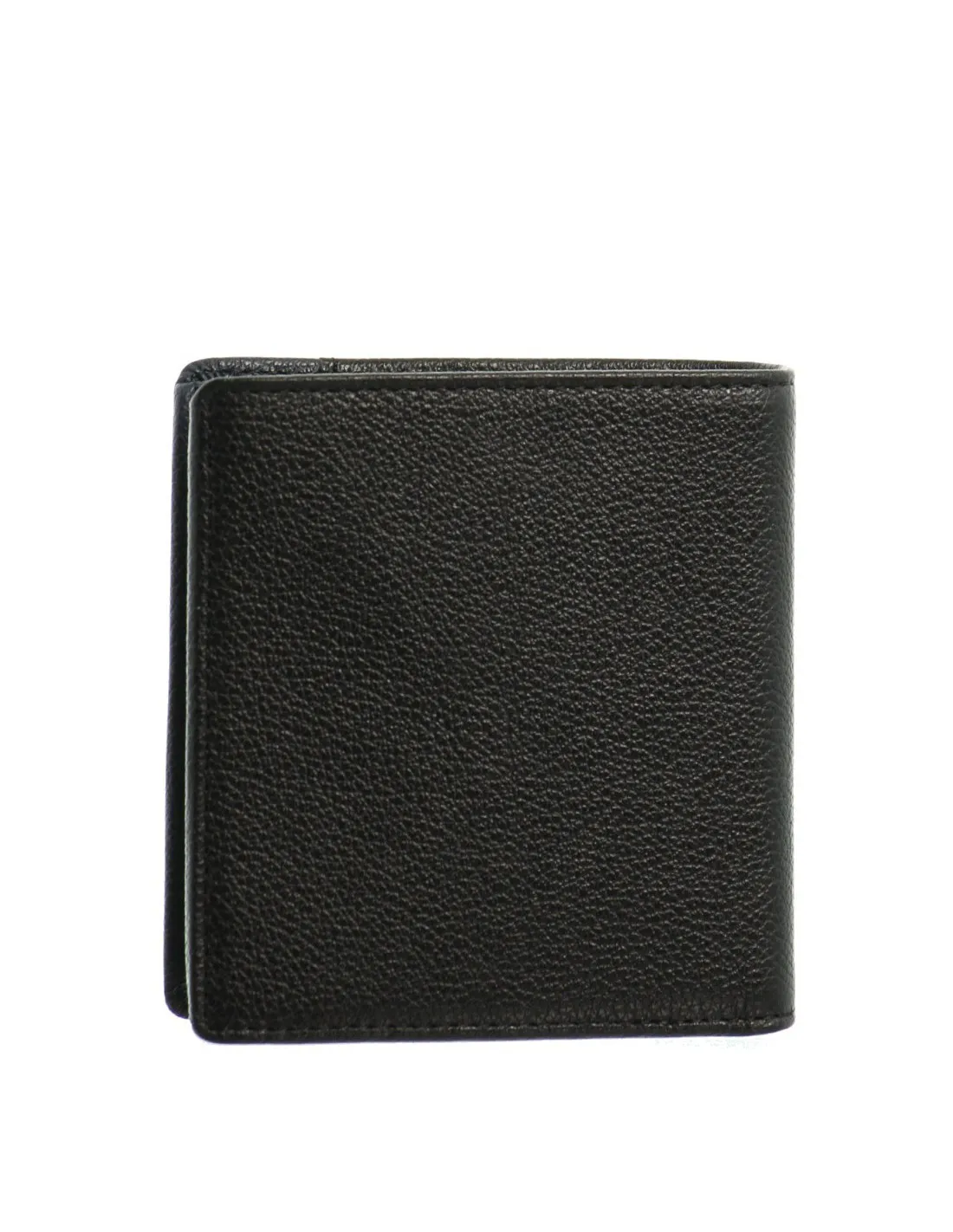Porte-monnaie Hexagona cuir ref_46582 Noir/Marine 10*10*3