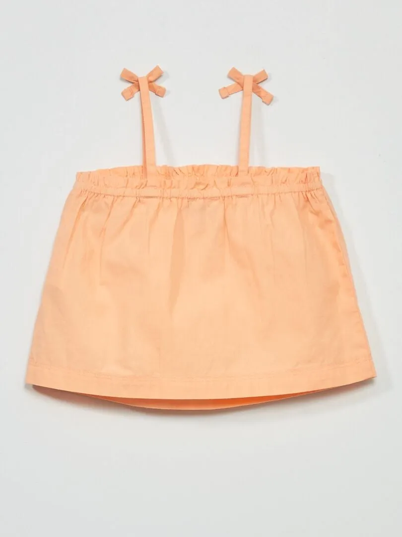 Rose Spaghetti Strap Top