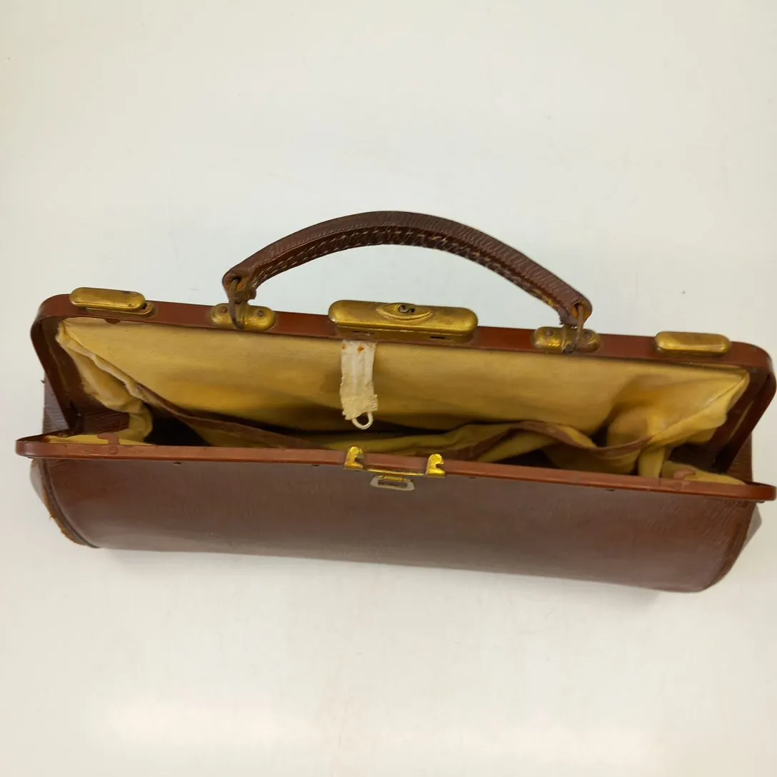 Sac Ancien en Cuir Style Médecin