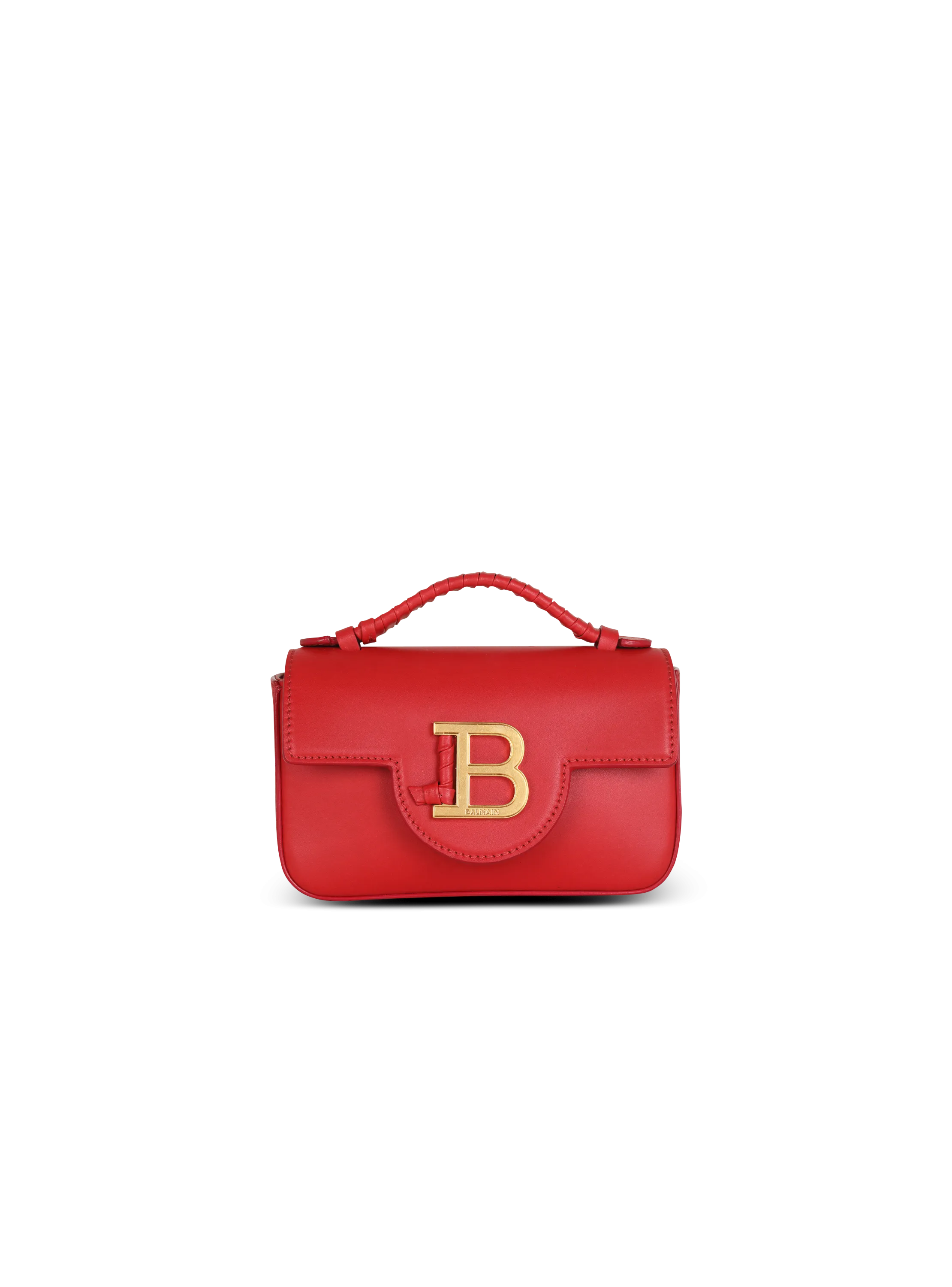 SAC B-BUZZ MINI EN CUIR LISSE - BALMAIN pour FEMME | Printemps