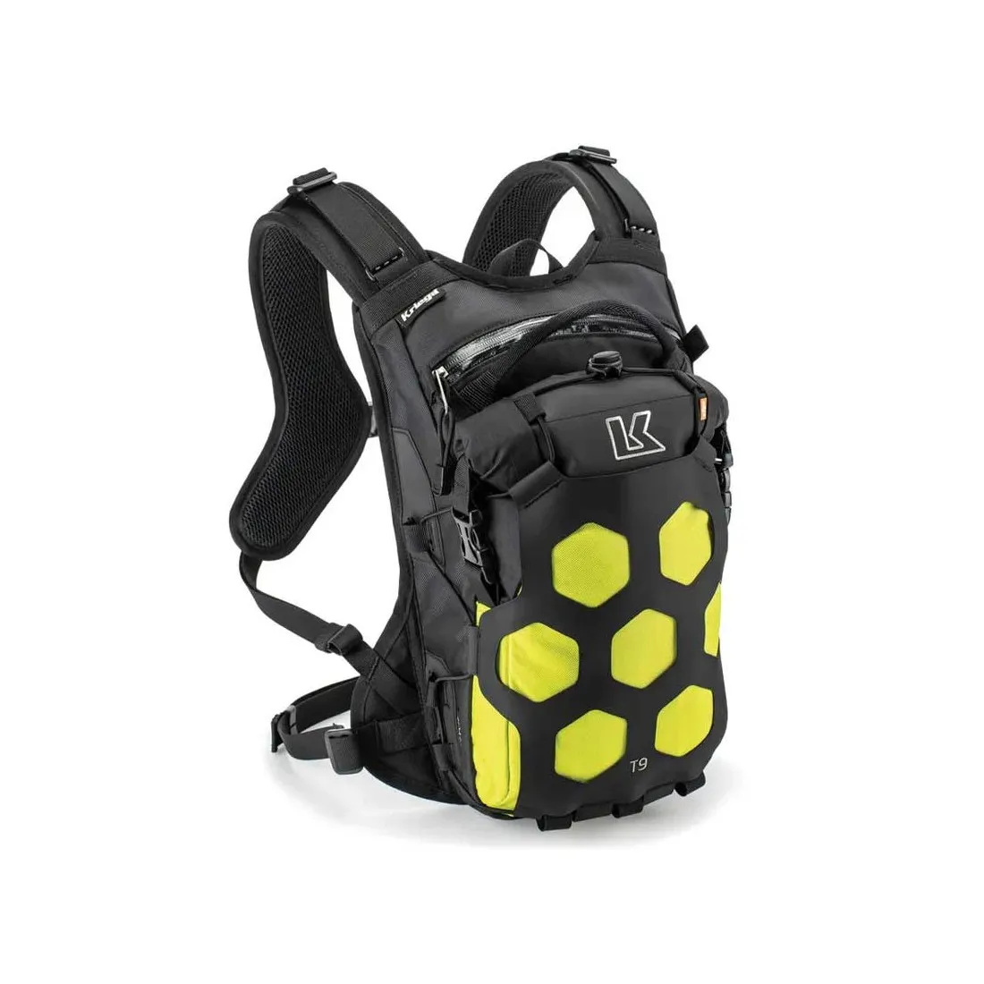 Sac à dos moto Kriega Trail 9 noir jaune