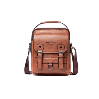 Vintage Brown Men's Messenger Bag