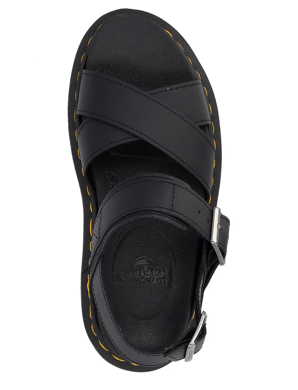 Sandales Dr Martens Voss II en cuir noir