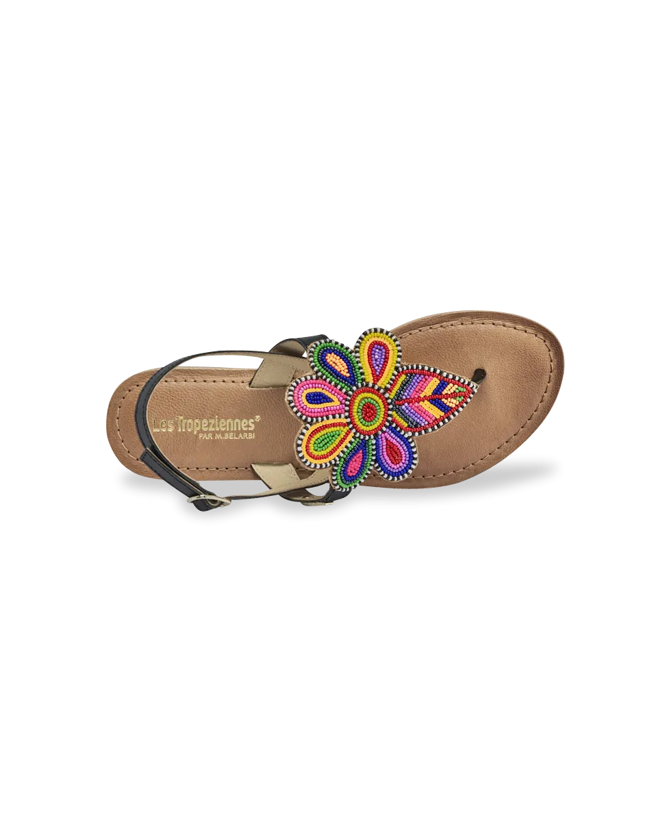 Sandales femme perles DOMILOU MULTI |  Les Tropeziennes par M. Belarbi