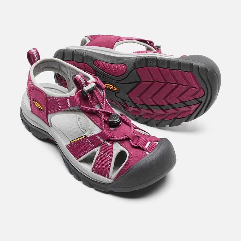 Sandales Keen Women Venice H2 Beet Red Neutral Gray