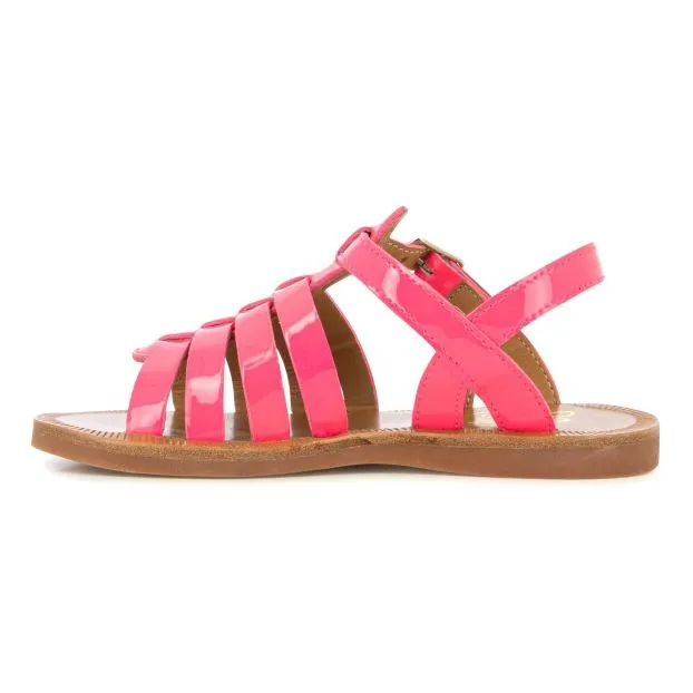 Sandales Plagette Strap Rose
